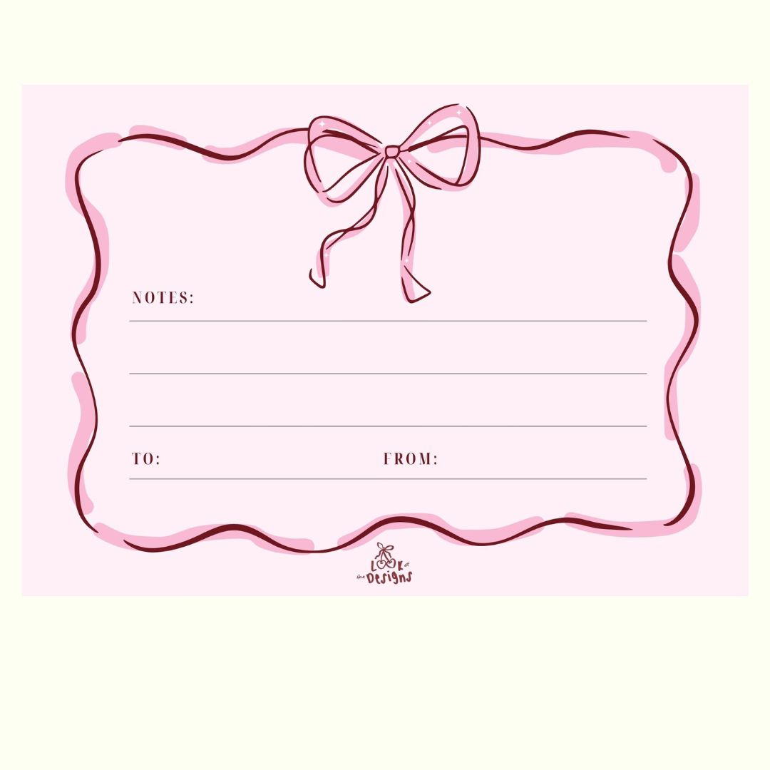 Gift Card - Birthday, Custom Notes