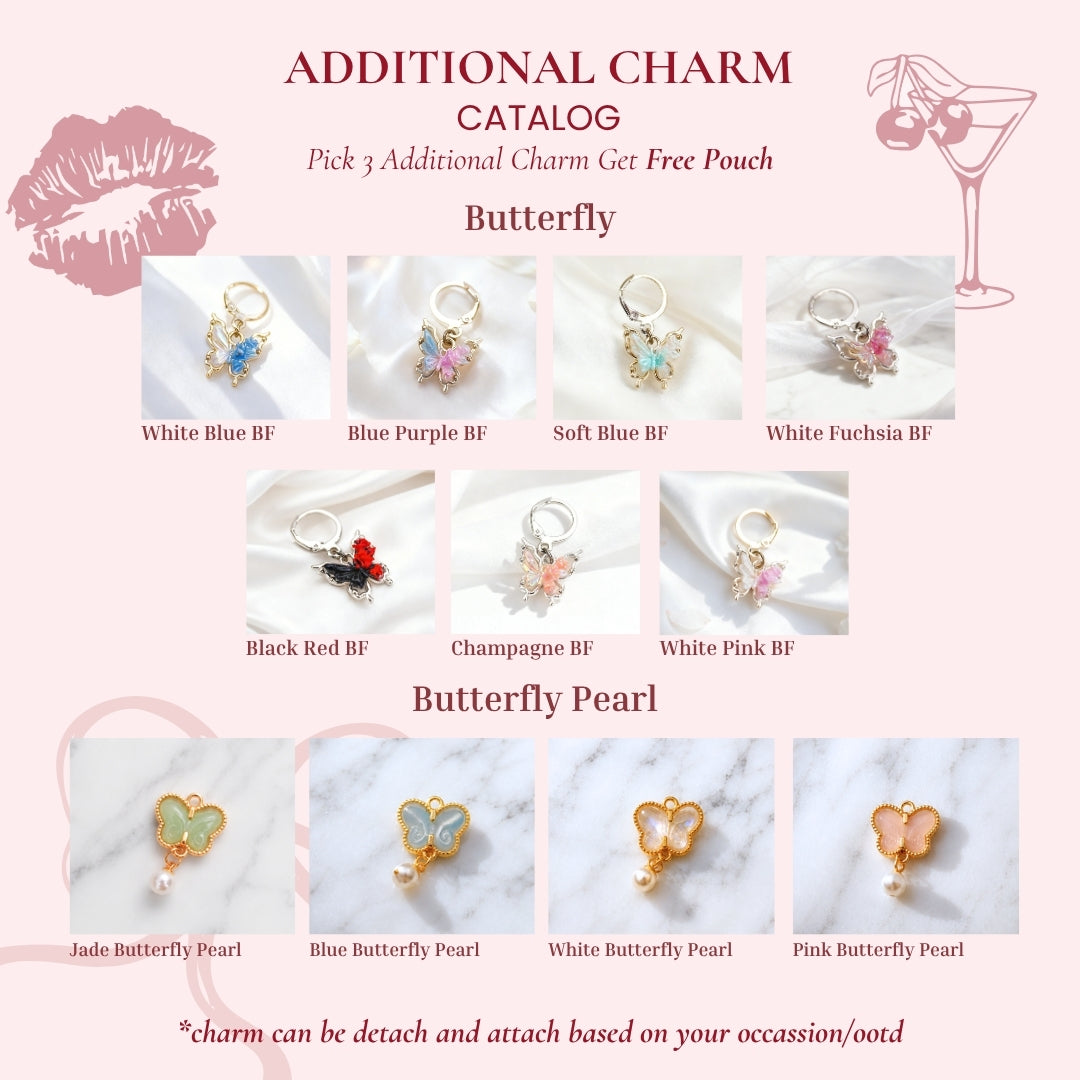 Marble Hair Claw with CHARM