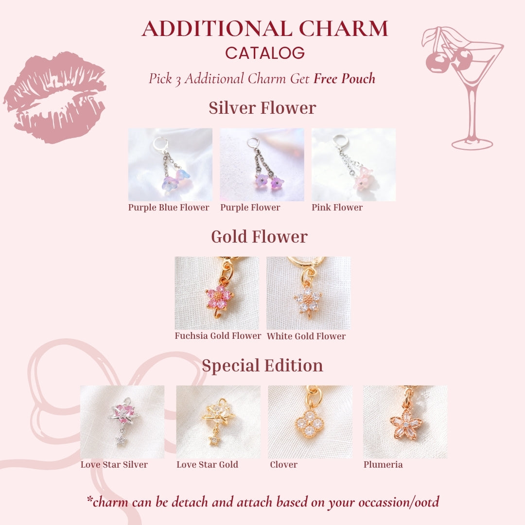 Marble Hair Claw with CHARM