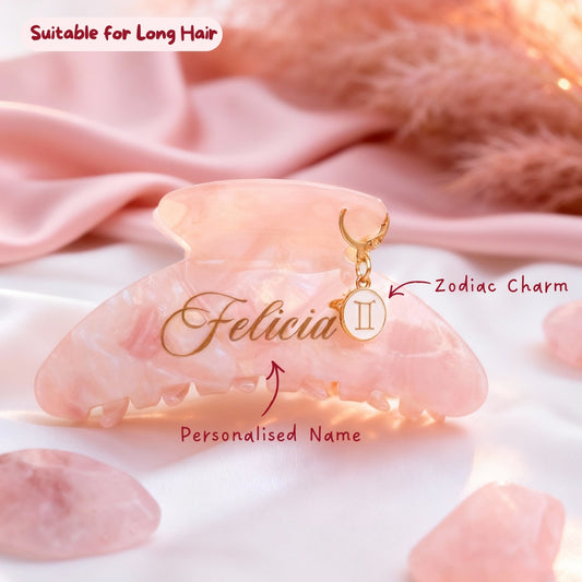 Marble Hair Claw with CHARM