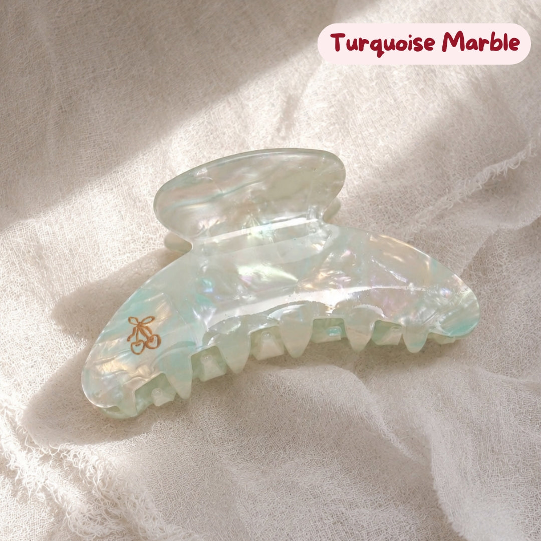 Marble Hair Claw with CHARM
