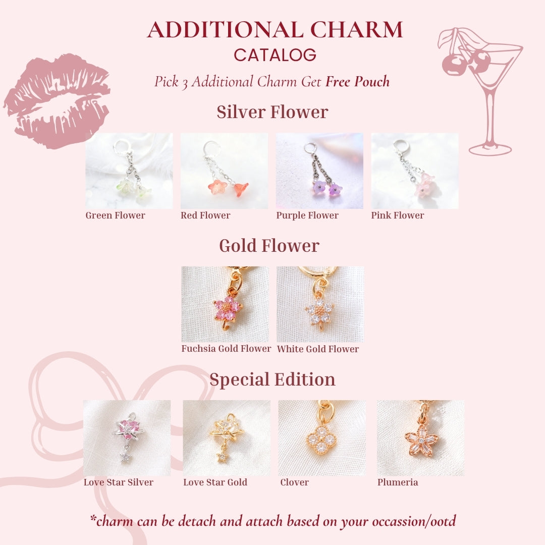 Holo Hair Claw with CHARM