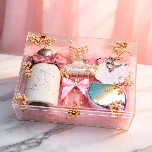 Mini Fan & Tumbler Ultimate Princess Package Personalised Acrylic Box