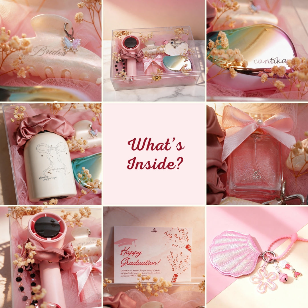 Mini Fan & Tumbler Ultimate Princess Package Personalised Acrylic Box